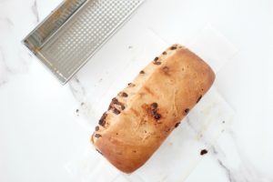 pan de molde de chocolate fácil